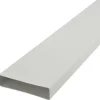 Sanivesk vlakkanaal PVC luchtbuis wit 220x55 mm 100 cm