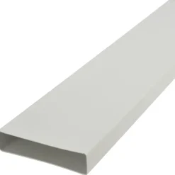 Sanivesk vlakkanaal PVC luchtbuis wit 220x55 mm 100 cm