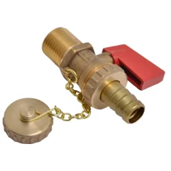 Sanivesk Vul- en Aftapkraan 1/2" + Knop