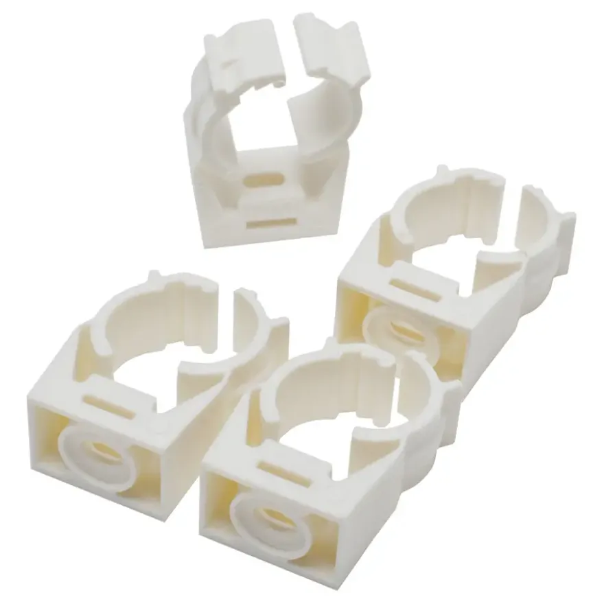 Sanivesk Zadel + Klikbevestiging 10-14mm Wit 10 stuks