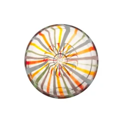 Schaal glas multicolor 21x21x14,5cm