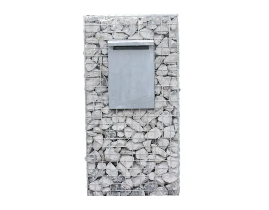 Schanskorf Como met brievenbus 120 x 60 x 30 cm