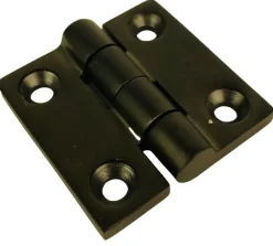 Scharnier 38x38x4mm RVS Zwart