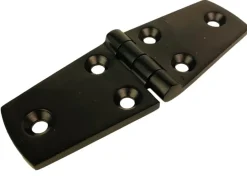 Scharnier 76x38x4mm RVS Zwart