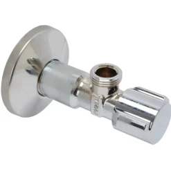 Schell Hoekstopkraan + Rozet 1/2"Mx3/8"M 10mm Chroom
