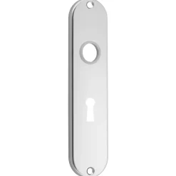 Schild met sleutelgat ovaal 56mm aluminium