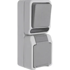 Schneider Electric Aquastar spatwaterdicht Combinatie wissel/ 1-polig RA