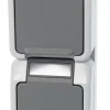 Schneider Electric Aquastar spatwaterdicht Stopcontact Dubbel RA verticaal