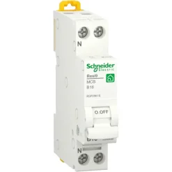Schneider Electric installatieautomaat 1-polig+nul 16A B-kar