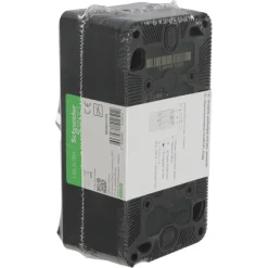 Schneider Electric Mureva Styl wandcontactdoos 2-voudig verticaal IP55 antraciet