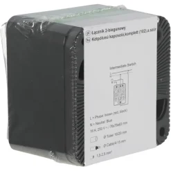 Schneider Electric Mureva Styl wisselschakelaar 2-polig IP55 antraciet
