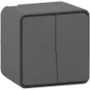 Schneider Electric Mureva Styl serieschakelaar IP55 antraciet