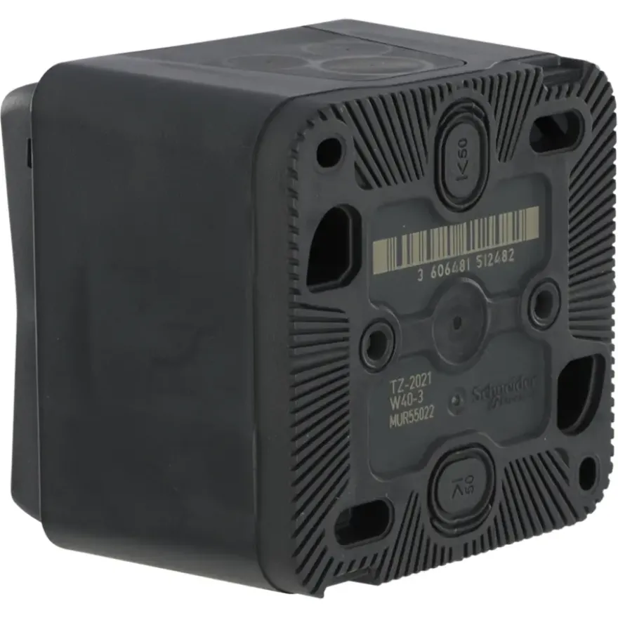 Schneider Electric Mureva Styl serieschakelaar IP55 antraciet