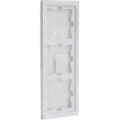 Schneider Merten D-Life afdekraam 3-voudig wit