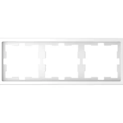 Schneider Merten D-Life afdekraam 3-voudig wit