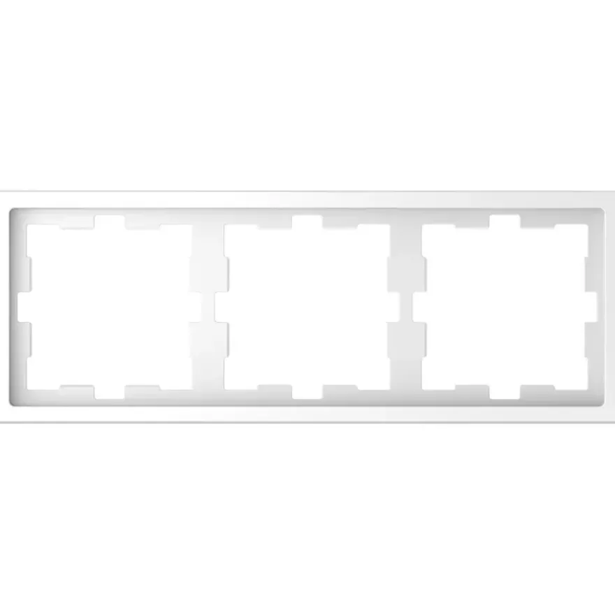 Schneider Merten D-Life afdekraam 3-voudig wit