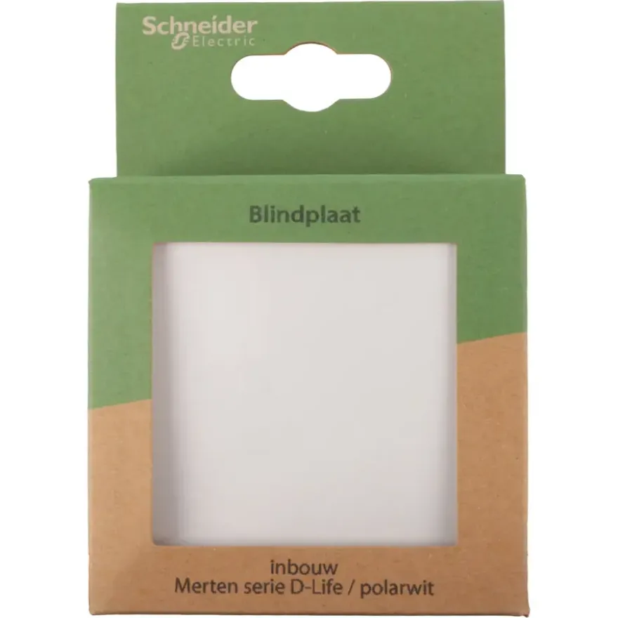 Schneider Merten D-Life blindplaat wit