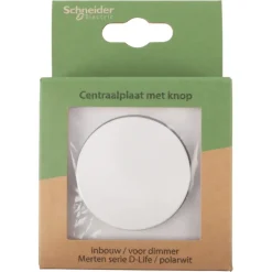 Schneider Merten D-Life centraalplaat dimmer wit