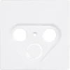 Schneider Merten D-Life Centraalplaat Radio/TV wit