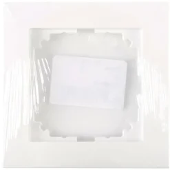 Schneider Merten System-M Afdekraam 1-voudig Actief Wit