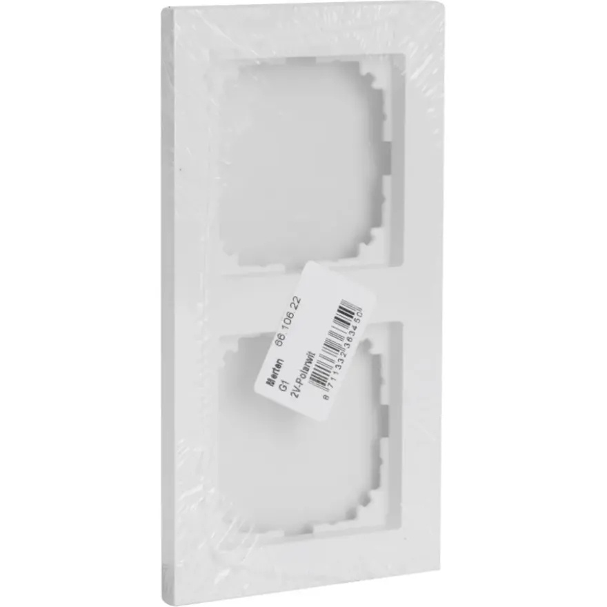 Schneider Merten System-M Afdekraam 2-voudig Actief Wit
