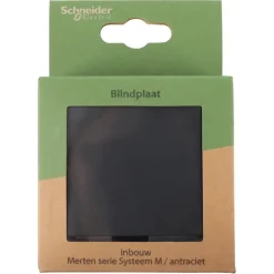 Schneider Merten System-M Afdekplaat Antraciet