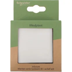 Schneider Merten System-M Blindplaat Actief Wit