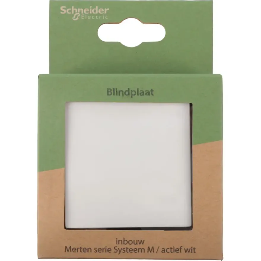 Schneider Merten System-M Blindplaat Actief Wit