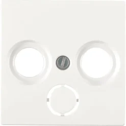 Schneider Merten System-M Centraalplaat Radio/TV Actief Wit
