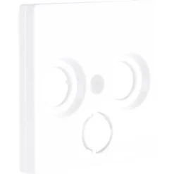 Schneider Merten System-M Centraalplaat Radio/TV Actief Wit