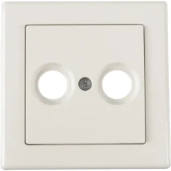 Schneider Merten System-M Centraalplaat Radio/TV Polarwit