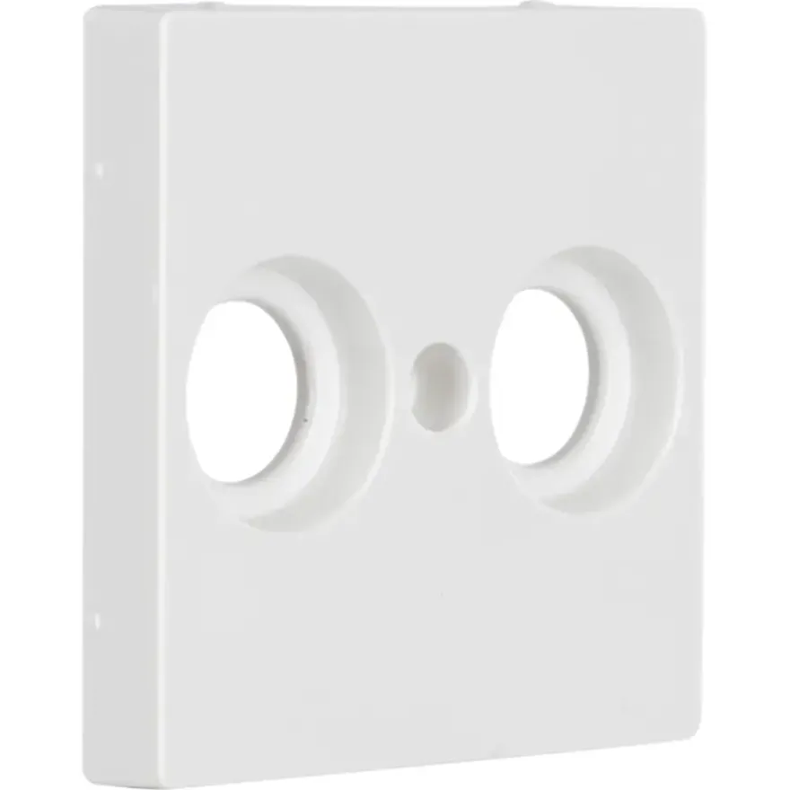 Schneider Merten System-M Centraalplaat Radio/TV Polarwit