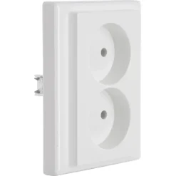 Schneider Merten System-M Dubbel Stopcontact Polarwit
