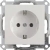 Schneider Merten System-M Enkel Geaard Stopcontact Actief Wit