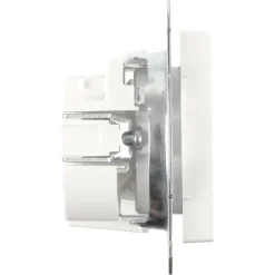 Schneider Merten System-M Enkel Geaard Stopcontact Actief Wit