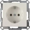 Schneider Merten System-M Enkel Geaard Stopcontact Polarwit