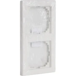 Schneider Merten System-M Smart Afdekraam 2-voudig Polarwit
