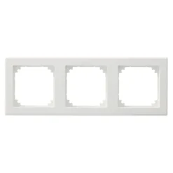 Schneider Merten System-M Smart Afdekraam 3-voudig Polarwit