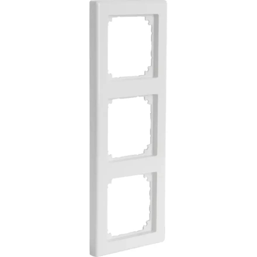 Schneider Merten System-M Smart Afdekraam 3-voudig Polarwit
