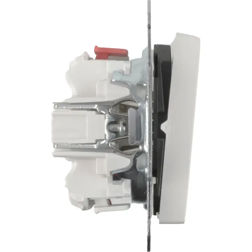 Schneider Merten System-M Wissel/ Wisselschakelaar Actief Wit