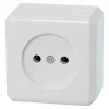 Schneider Opbouw Wandcontactdoos Enkel Wit