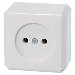 Schneider Opbouw Wandcontactdoos Enkel Wit