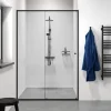 Schuifdeur voor nis Contour Zwart 120x200cm