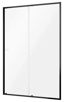 Schuifdeur voor nis Contour Zwart 120x200cm