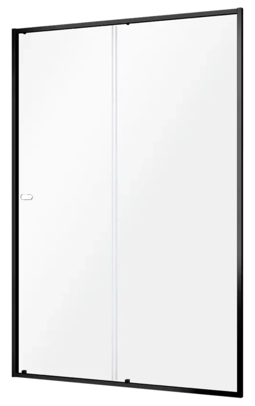 Schuifdeur voor nis Contour Zwart 120x200cm