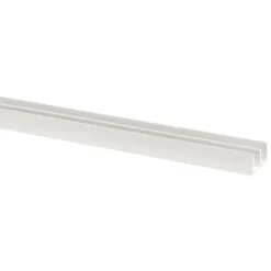 Schuifrail diep 10 mm wit