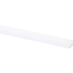 Schuifrail ondiep 10 mm wit