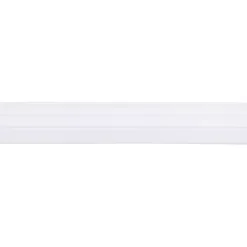 Schuifrail ondiep 10 mm wit