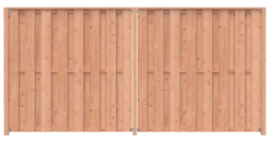 Schutting startpakket Douglas hout 3,8 m lang