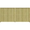 Schutting startpakket Royal grenen hout 3,8 m lang